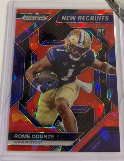 2024 Panini Prizm Draft Picks New Recruits #NR-ROE Rome Odunze — front
