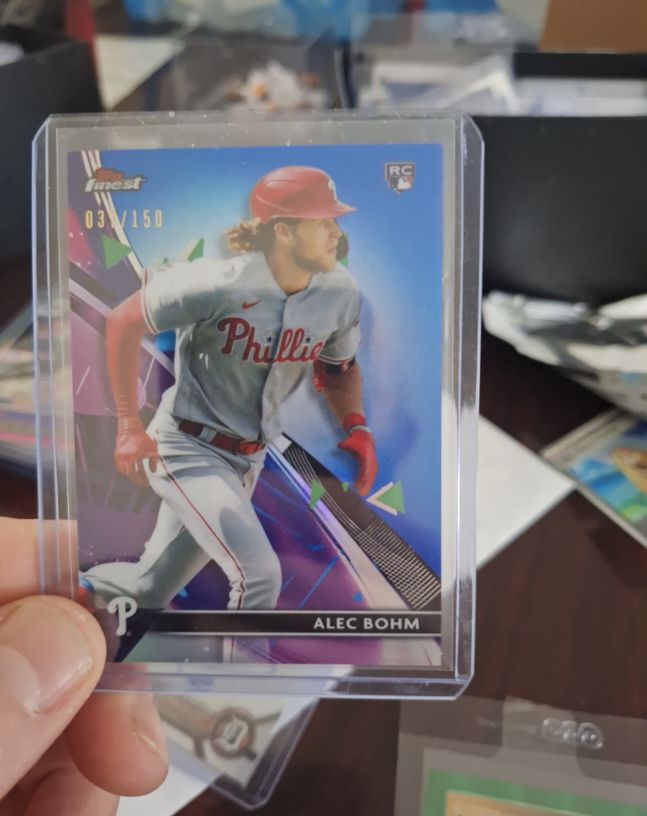 2021 Topps Finest #03 Alec Bohm — front