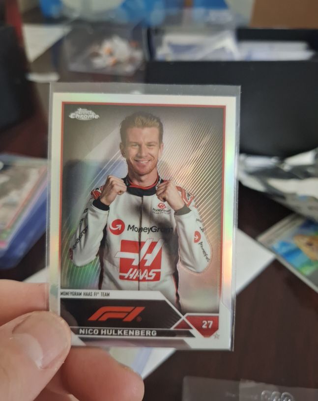 2023 Topps Chrome Formula 1 #46 Nico Hulkenberg MoneyGram Haas F1 Team — front