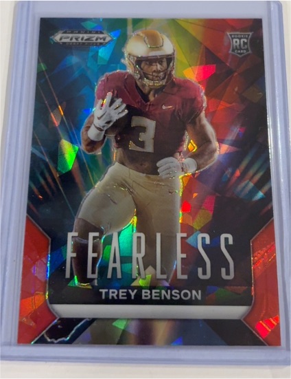 2024 Panini Prizm Draft Picks #F-TB Trey Benson Fearless — front