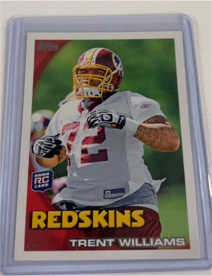 2010 Topps #225 Trent Williams — front