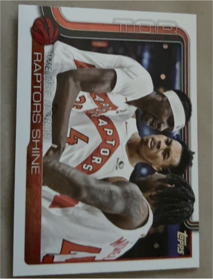 2025-26 Topps #276 We The North: Raptors Shine — front
