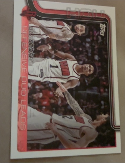 2025-26 Topps #297 Blastoff! Defensive Duo Leads — front
