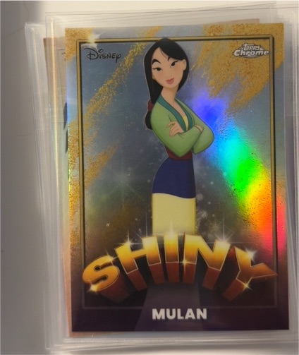 2025 Topps Disney Wonder Chrome Shiny #S-14 Mulan — front