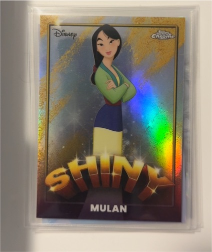 2025 Topps Disney Wonder Chrome Shiny #S-14 Mulan — front