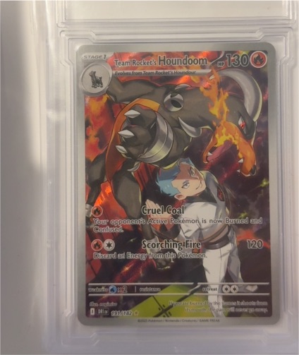 2023 Pokémon SV10: Destined Rivals #191 Team Rocket's Houndoom — front