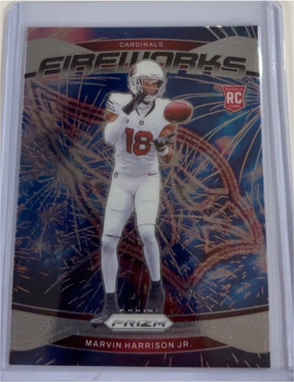 2024 Panini Prizm Fireworks #20 Marvin Harrison Jr. — front
