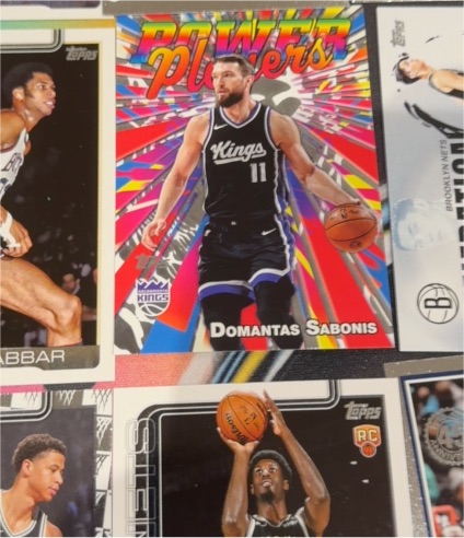 2023 Topps Power Players Domantas Sabonis — front