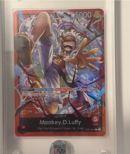 2021 One Piece Card Game ST21-001 Monkey D. Luffy — front
