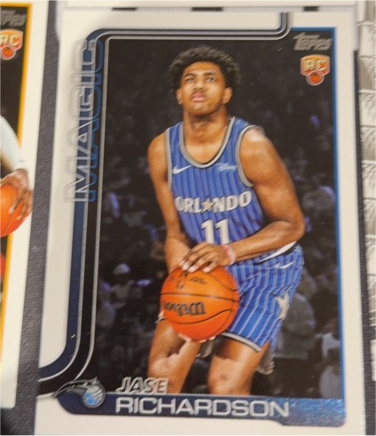 2025-26 Topps #225 Jase Richardson — front