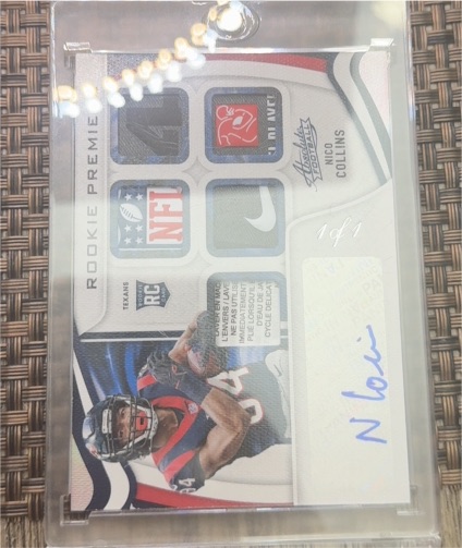 2021 Panini Absolute Rookie Premiere #Nico Collins — front