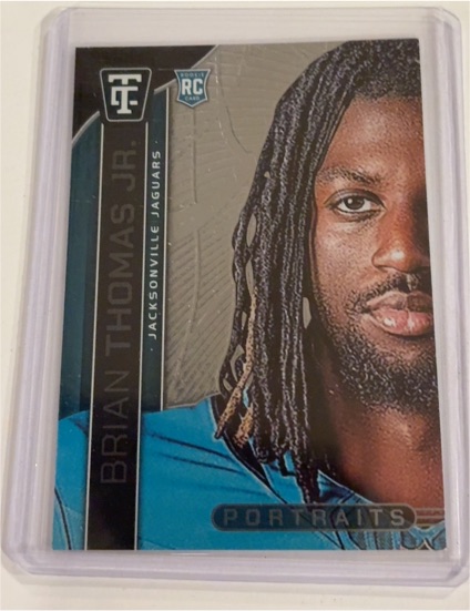 2024 Panini Totally Certified #13 Brian Thomas Jr. Portraits — front