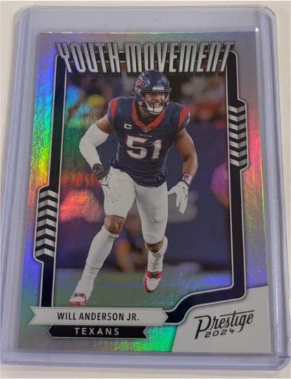 2024 Panini Prestige #YM-WAJ Will Anderson Jr. — front