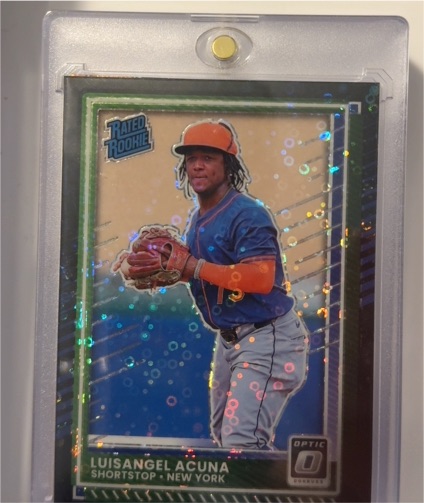 2025 Panini Donruss Optic #1 Luisangel Acuna — front