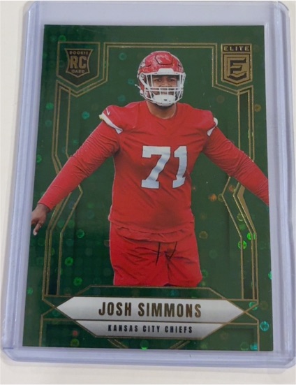 2025 Panini Donruss Elite #160 Josh Simmons — front