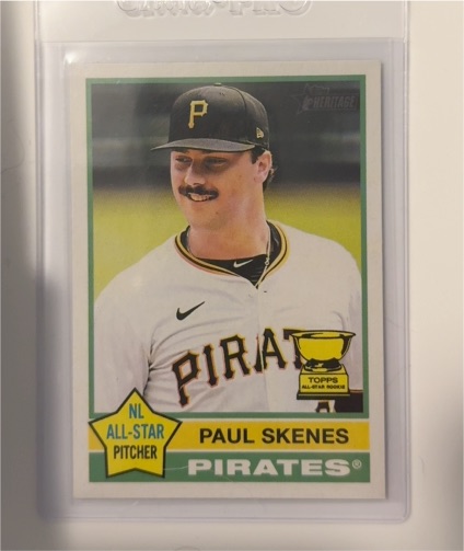 2025 Topps Heritage #60 Paul Skenes — front