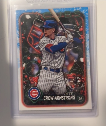 2024 Topps Holiday #H136 Pete Crow-Armstrong — front