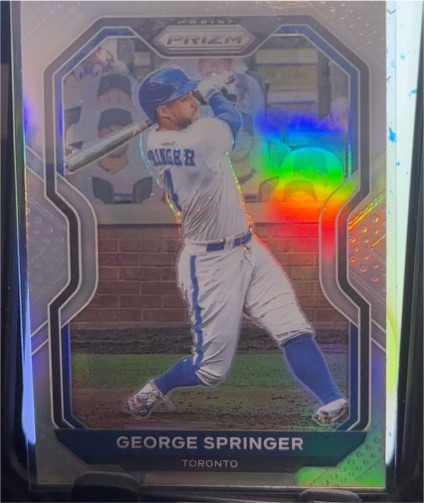 2021 Panini Prizm #185 George Springer — front