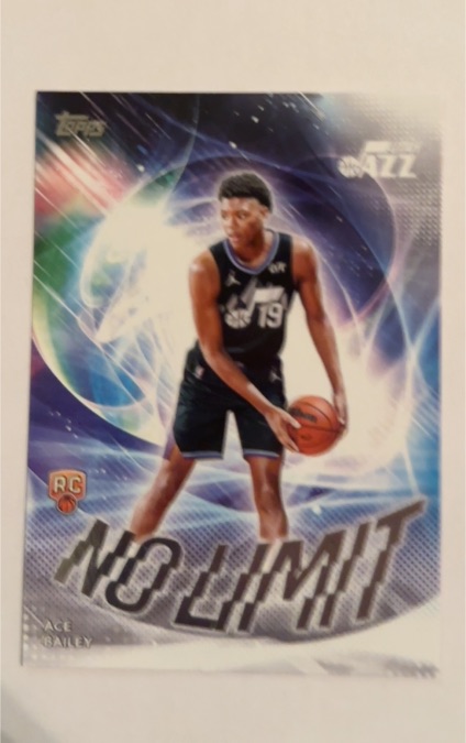 2025-26 Topps No Limit #NL-5 Ace Bailey Rookie Utah Jazz — front