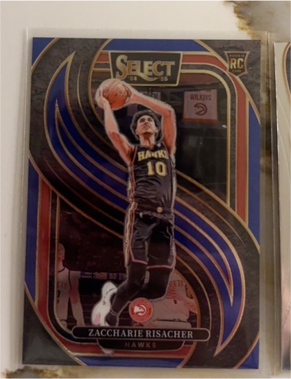 2024-25 Panini Select #180 Zaccharie Risacher — front