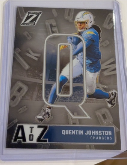 2024 Panini Zenith #17 Quentin Johnston — front