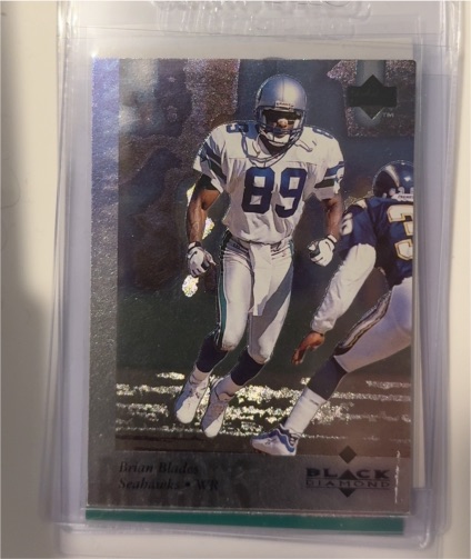 1997 Upper Deck Black Diamond #89 Brian Blades — front