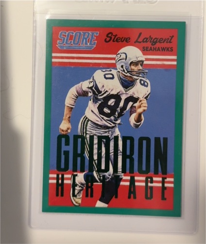 2015 Panini Score Gridiron Heritage #5 Steve Largent — front