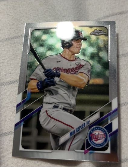 2021 Topps Chrome #11 Max Kepler — front