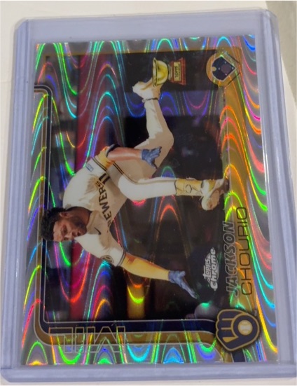 2025 Topps Chrome #262 Jackson Chourio — front