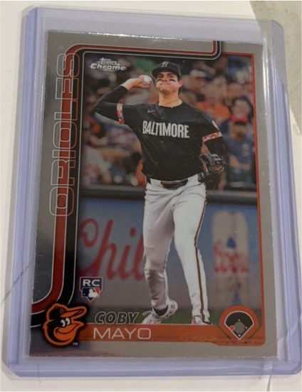 2025 Topps Chrome #120 Coby Mayo — front