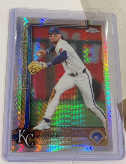 2025 Topps Chrome #93 Bobby Witt Jr. — front