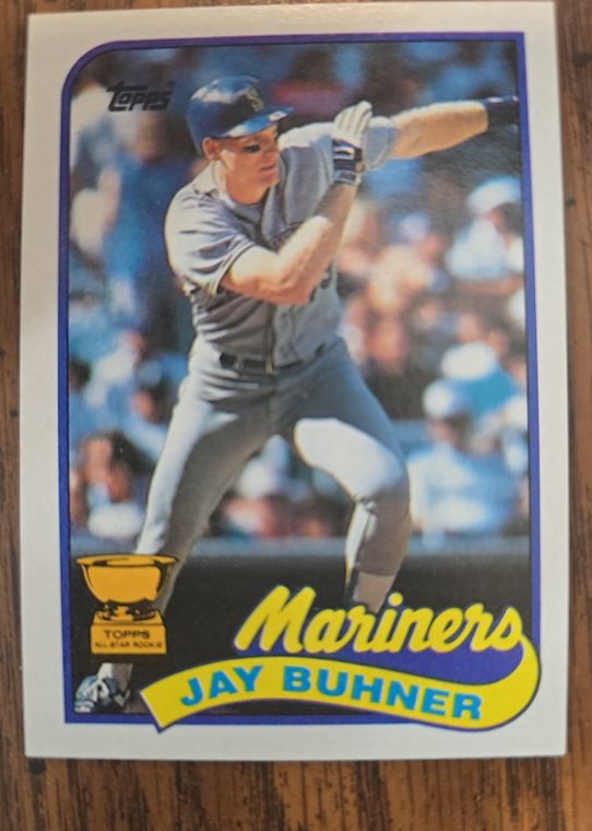 1989 Topps #223 Jay Buhner — front