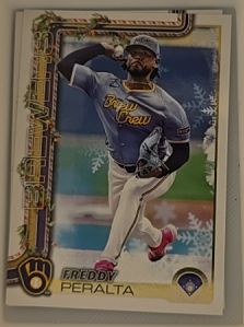 2025 Topps Holiday #H99 Freddy Peralta — front