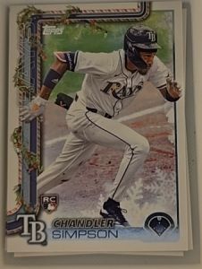 2025 Topps Holiday #H38 Chandler Simpson — front