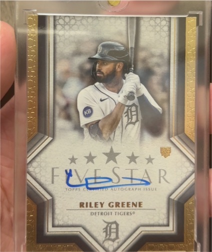 2023 Topps Five Star #FSA-RG Riley Greene — front