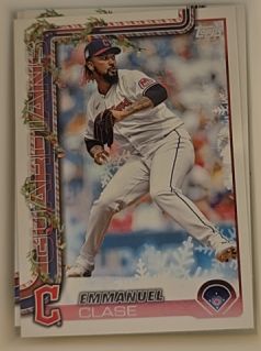 2025 Topps Holiday #H96 Emmanuel Clase — front