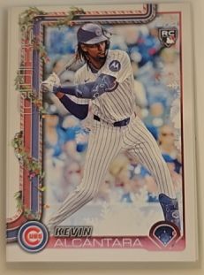 2025 Topps Holiday #H109 Kevin Alcantara — front