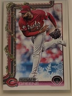 2025 Topps Holiday #H139 Hunter Greene — front