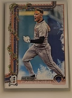 2025 Topps Holiday #H127 Kerry Carpenter — front