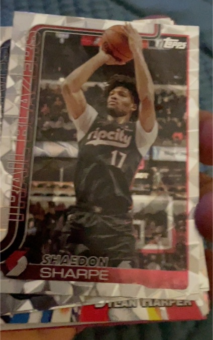 2025-26 Topps #127 Shaedon Sharpe — front