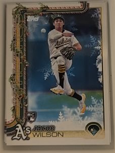 2025 Topps Holiday #H4 Jacob Wilson — front