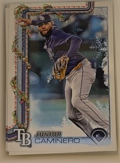 2025 Topps Holiday #H3 Junior Caminero — front