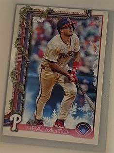 2025 Topps Holiday #H33 JT Realmuto — front