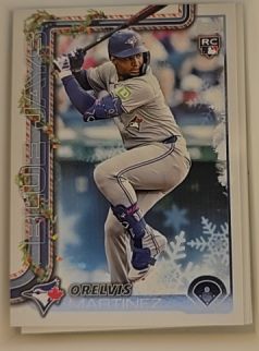 2025 Topps Holiday #H17 Orelvis Martinez — front