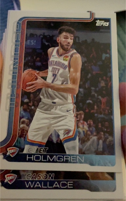 2025-26 Topps #118 Chet Holmgren — front