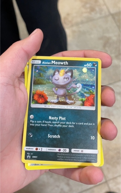 2017 Pokémon SM Promos #SM51 Alolan Meowth — front