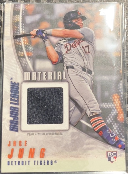 2025 Topps Major League Material #MLM-JJ Jace Jung — front