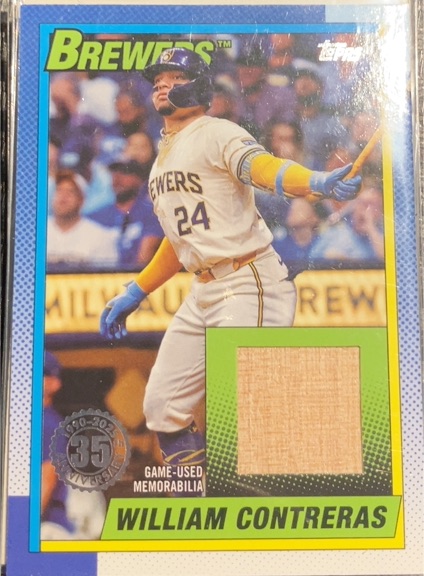 2025 Topps 35th Anniversary Relics #T90R-WC William Contreras — front