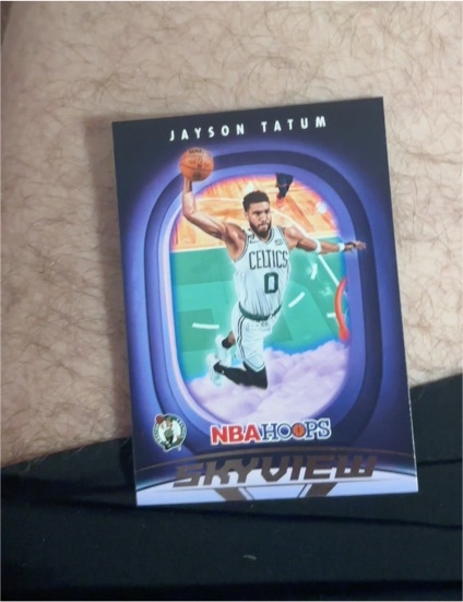 2023-24 Panini NBA Hoops Skyview #12 Jayson Tatum — front