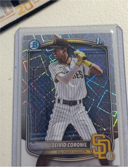 2025 Bowman Chrome #BCP-173 Deivid Coronil — front